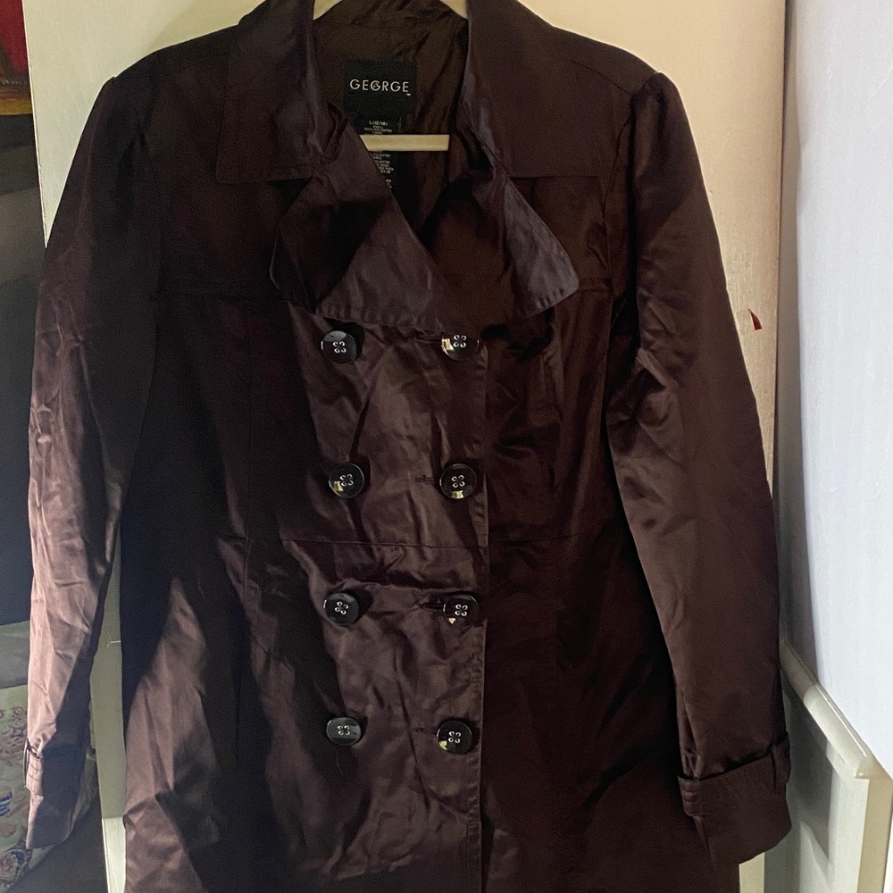 George Women's Dark Brown Trench Coat